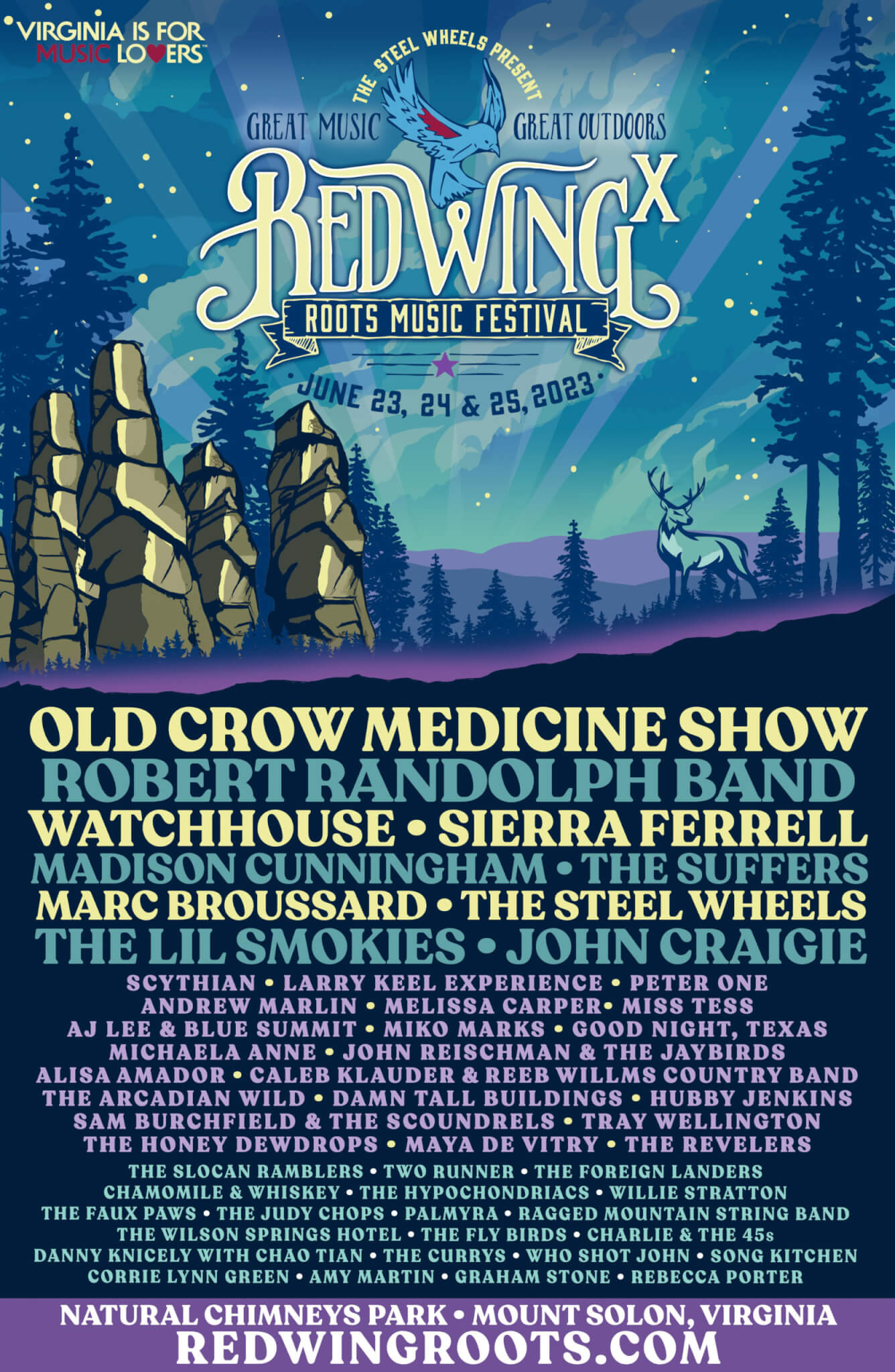 Line Up Posters - Red Wing Roots Festival