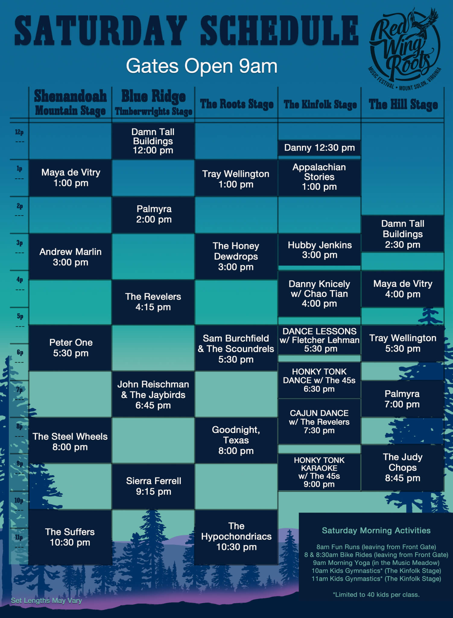 Festival Schedule